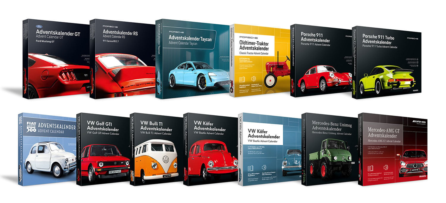 Gift Advent Calendars for model makers from EIGHT Innovation Ltd